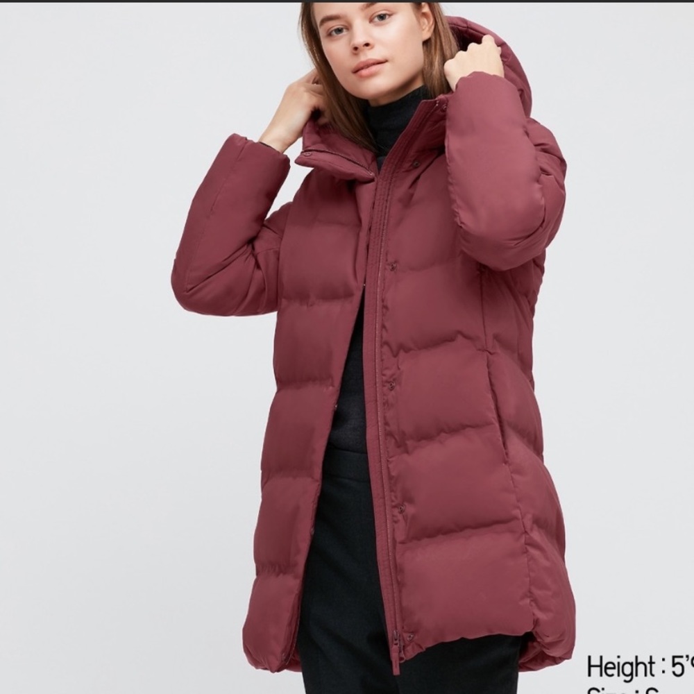 Uniqlo seamless down puffer jacket